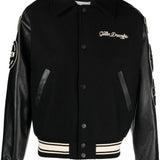 Bomber con logo in nero Golden goose - uomo 