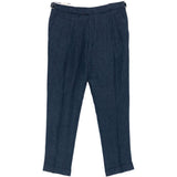 Pantaloni a pieghe con fibbia in blu Briglia 1949 - uomo 