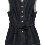 Gilet denim dominio in blu Maxmara sportmax - donna 