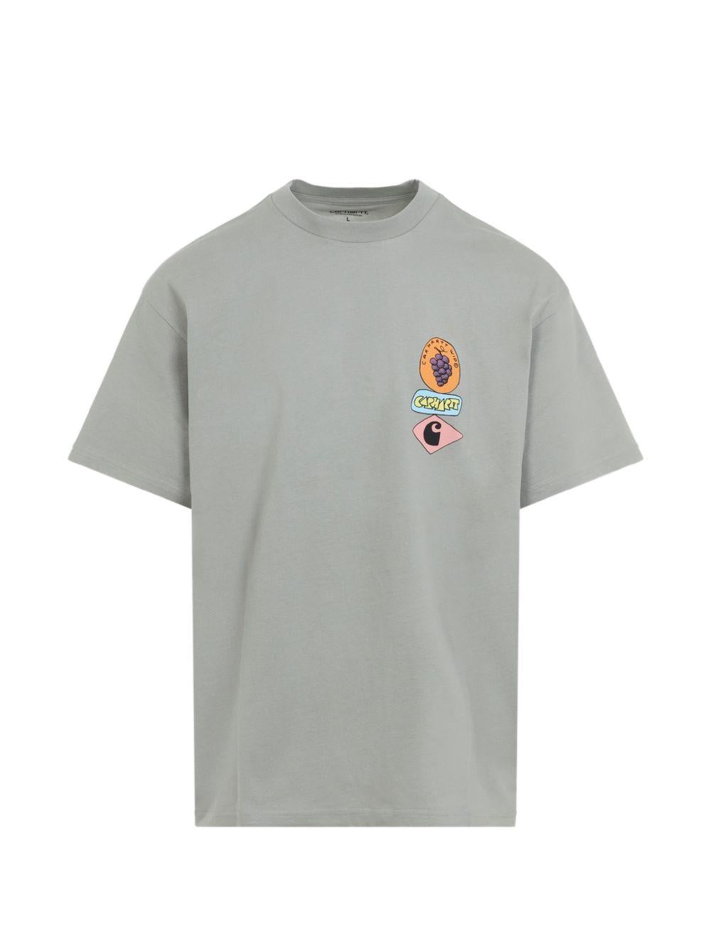 T-shirt grapes in verde salvia carhartt wip - uomo 