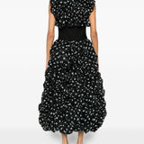 Abito con ruches a pois in nero Viktor&rolf - donna 