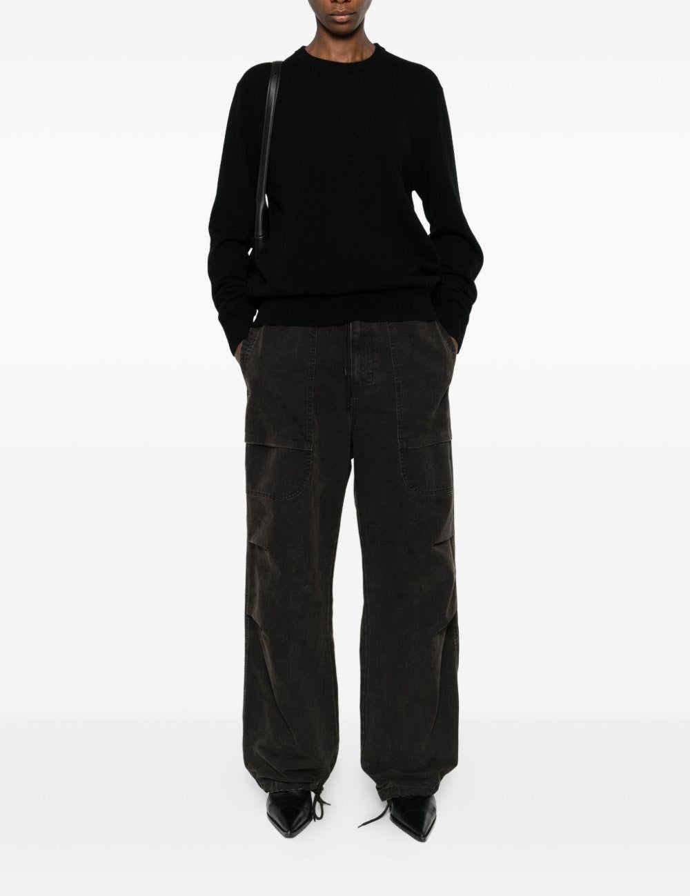 Maglione a maniche lunghe in nero Entire studios - unisex 