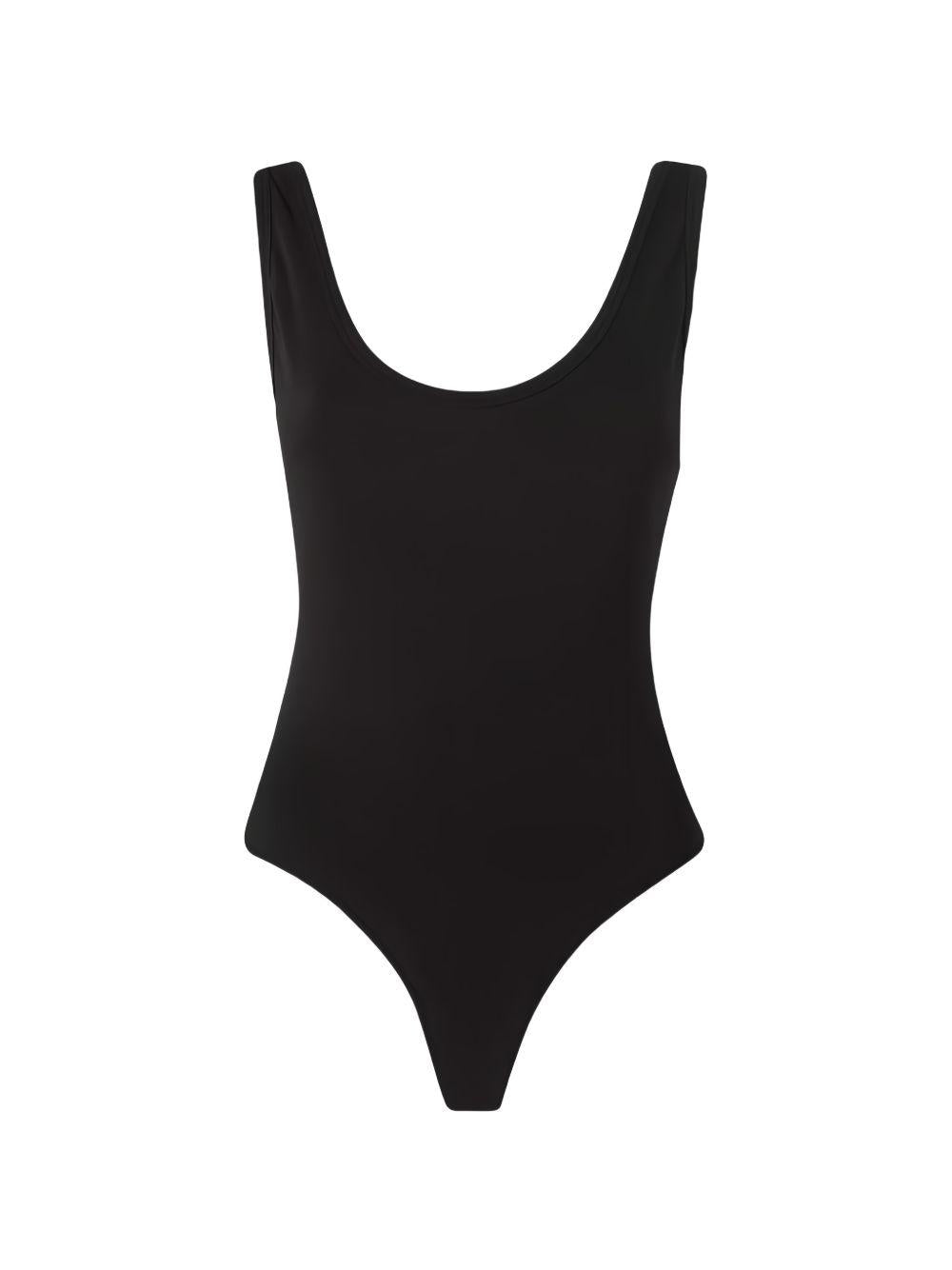 Body opaque con scollatura a u in nero Wardrobe NYC - donna 