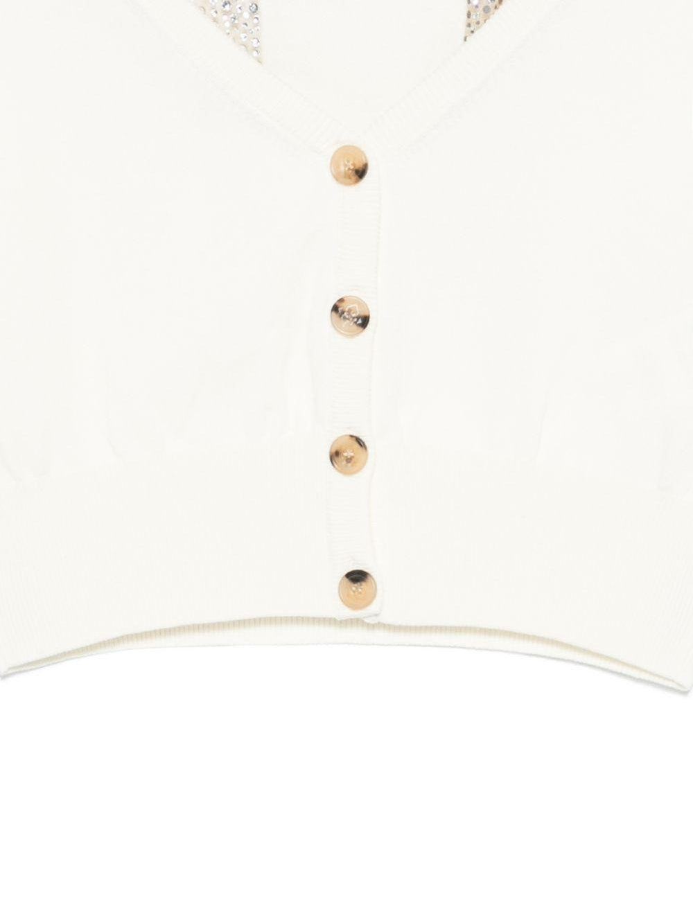 Cardigan con dettagli in bianco Giuseppe Di Morabito - donna 