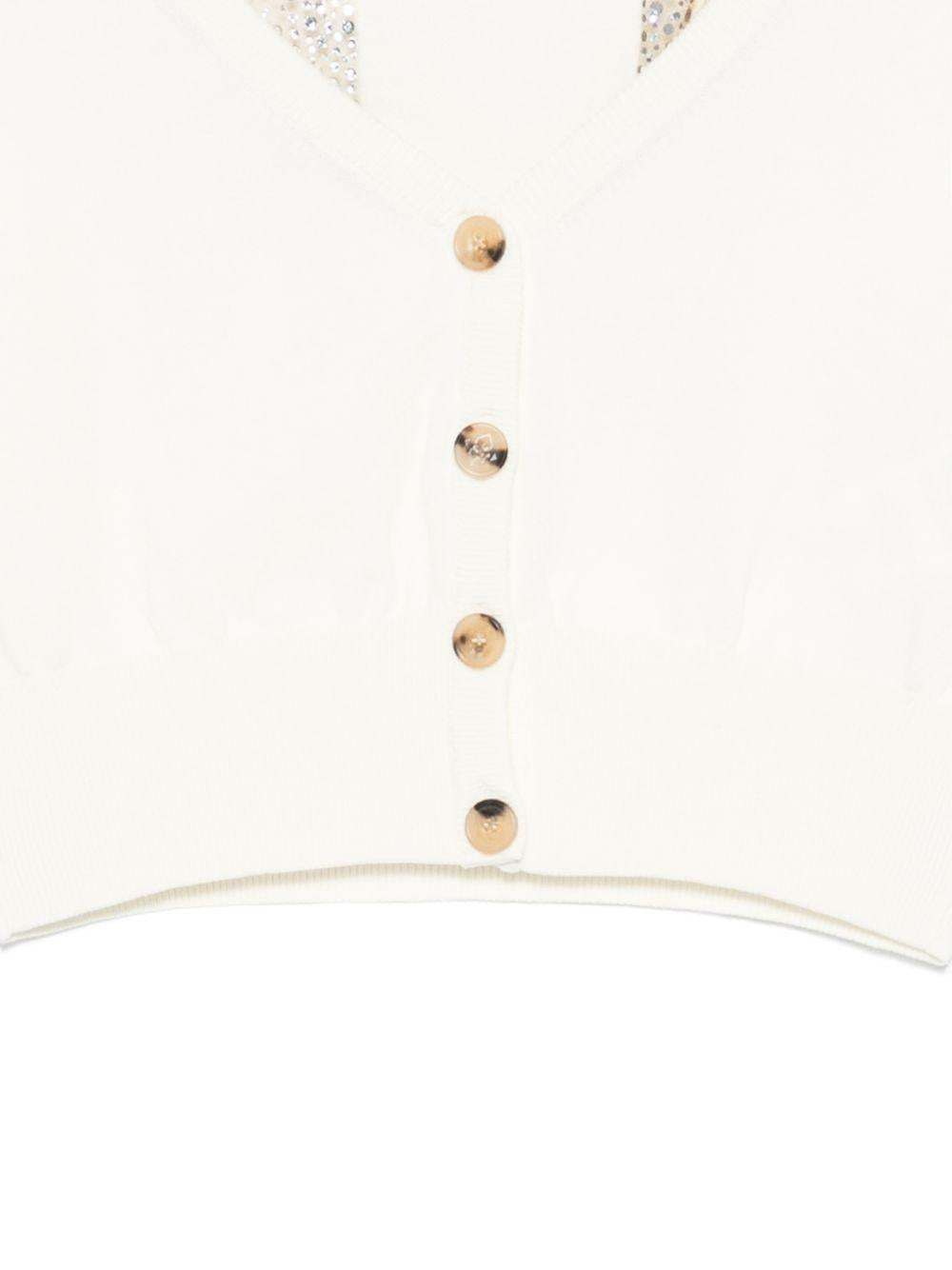 Cardigan con dettagli in bianco Giuseppe Di Morabito - donna 