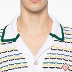 Camicia a righe in bianco Casablanca - uomo 