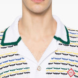Camicia a righe in bianco Casablanca - uomo 