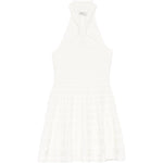 Abito corto con scollo all'americana in bianco Simkhai - donna 