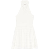 Abito corto con scollo all'americana in bianco Simkhai - donna 