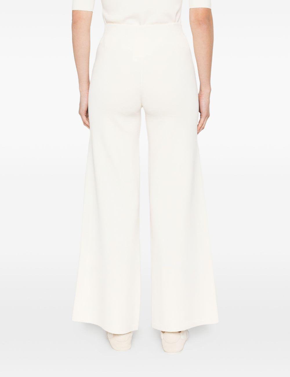 Pantaloni palazzo a gamba larga in bianco Maxmara - donna 