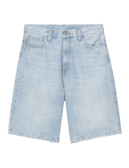 Bermuda in denim landon in blu carhartt wip - uomo 