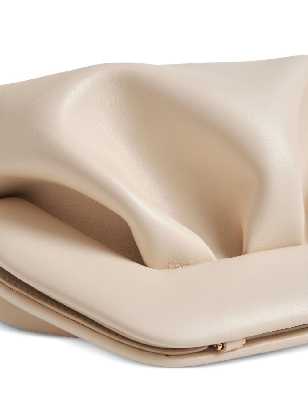 Clutch bios media in beige Themoirè - donna 