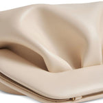 Clutch bios media in beige Themoirè - donna 