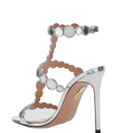 Sandali afterglow in argento Aquazzura - donna 