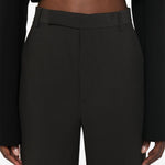 Pantaloni sartoriali a gamba dritta in grigio Rick Owens - donna 