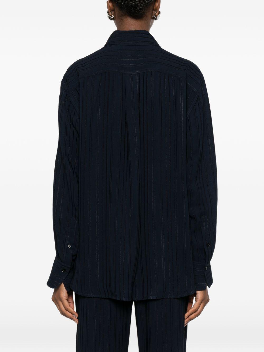 Camicia pigiama in blu victoria beckham - donna 