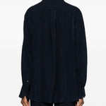 Camicia pigiama in blu victoria beckham - donna 