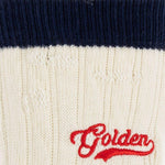 Calzini con logo ricamato in bianco Golden goose - unisex 