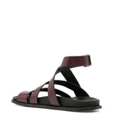 Sandali in pelle in bordeaux Alohas - donna 