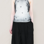 Canotta con stampa piercing in bianco Melitta baumeister - donna 