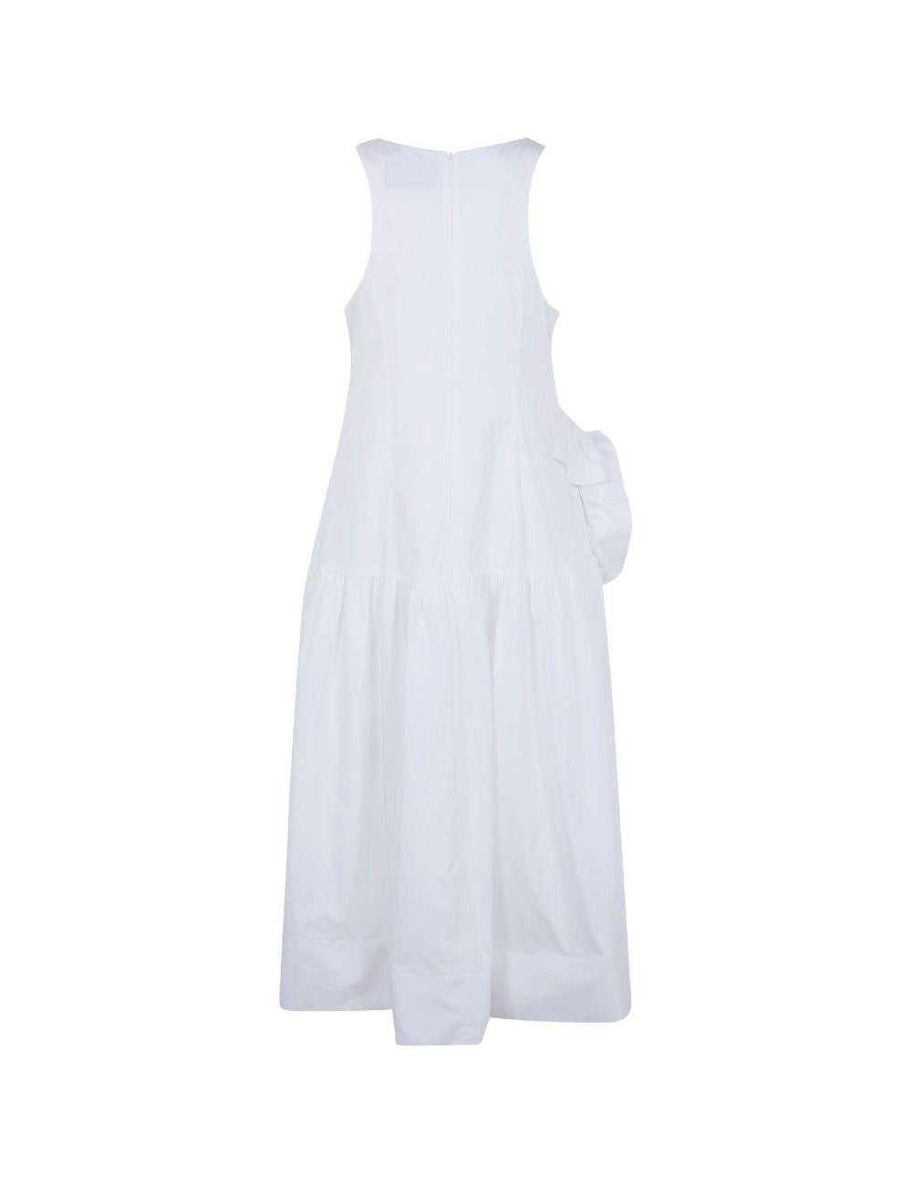 Abito midi smanicato in bianco Simone Rocha - donna 