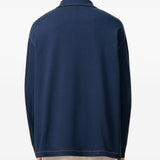 Polo Ami de Coeur con logo in blu Ami paris - uomo 