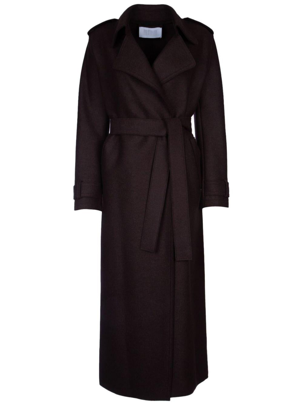 Cappotto con cintura in marrone Harris wharf london - donna 