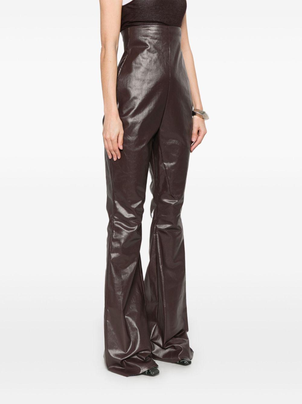 Pantaloni Dirt Bolan in marrone Rick Owens - donna 