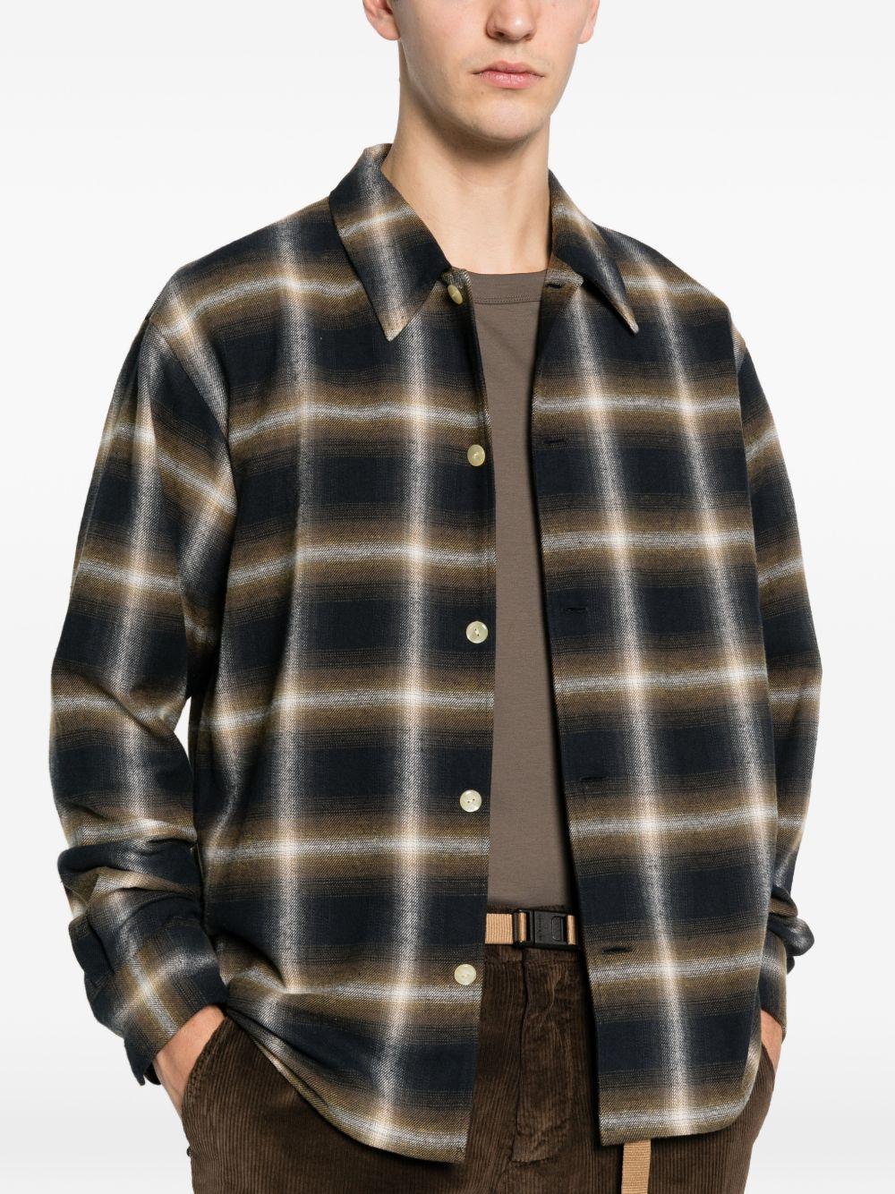 Camicia a quadri multicolore Second layer - uomo 