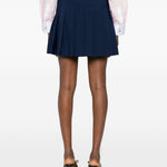 Minigonna con logo in blu Casablanca - donna 