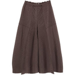 Pantaloni plissé in marrone ISSEY MIYAKE - donna 