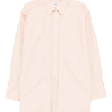 Camicia con logo posteriore in rosa chiaro Ami Paris - unisex 