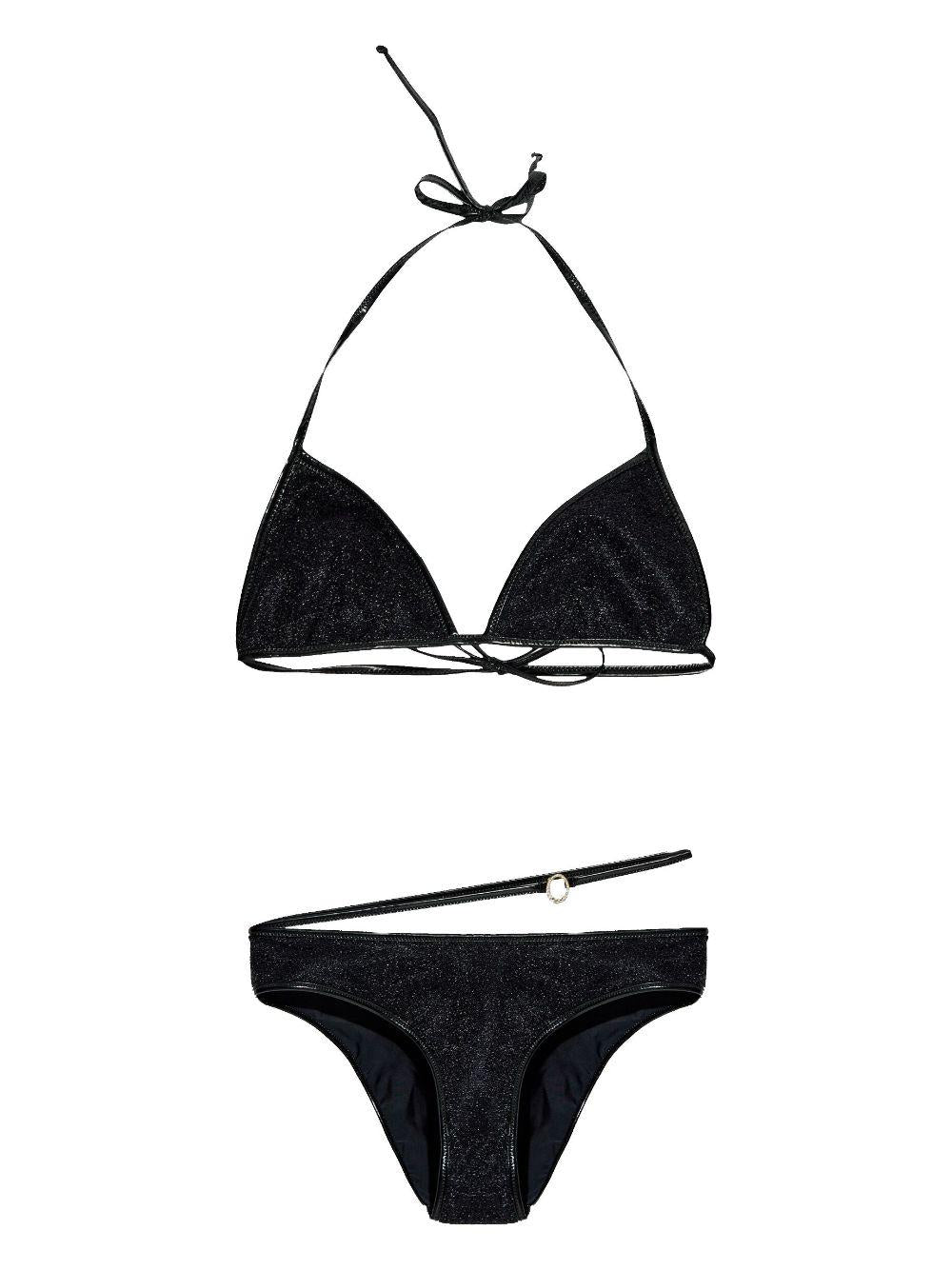 Set bikini con lurex in nero Oséree - donna 
