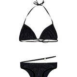 Set bikini con lurex in nero Oséree - donna 