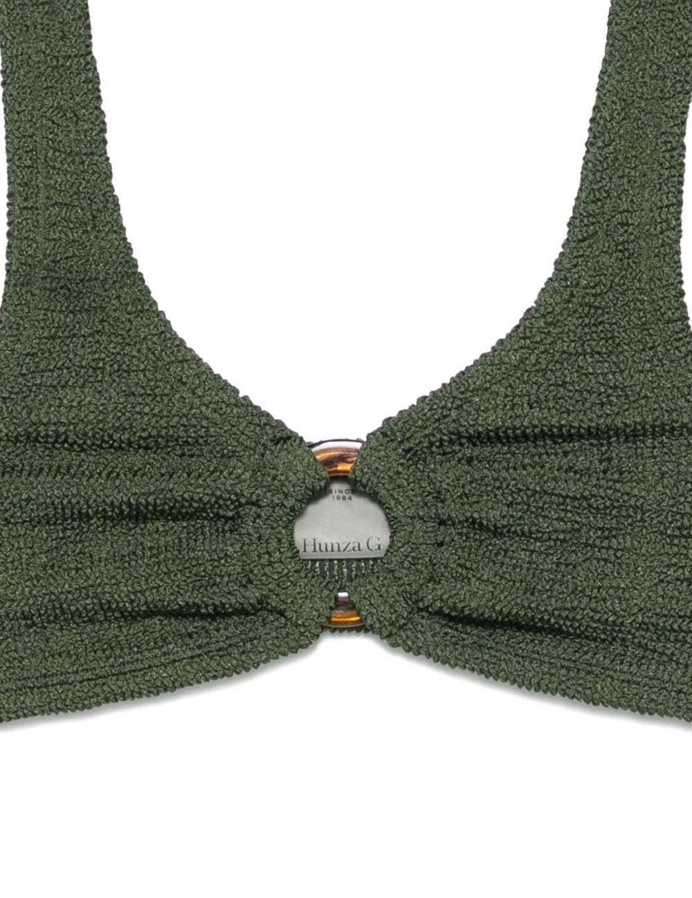 Bikini due pezzi nadine in verde Hunza g - donna 