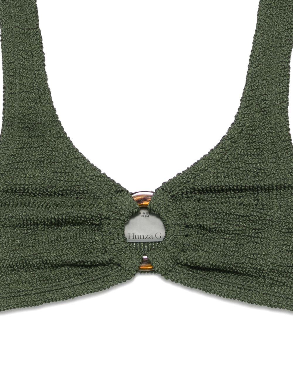 Bikini due pezzi nadine in verde Hunza g - donna 
