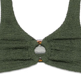 Bikini due pezzi nadine in verde Hunza g - donna 