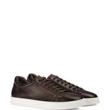 Sneakers in pelle con lacci in marrone Doucal's - uomo 