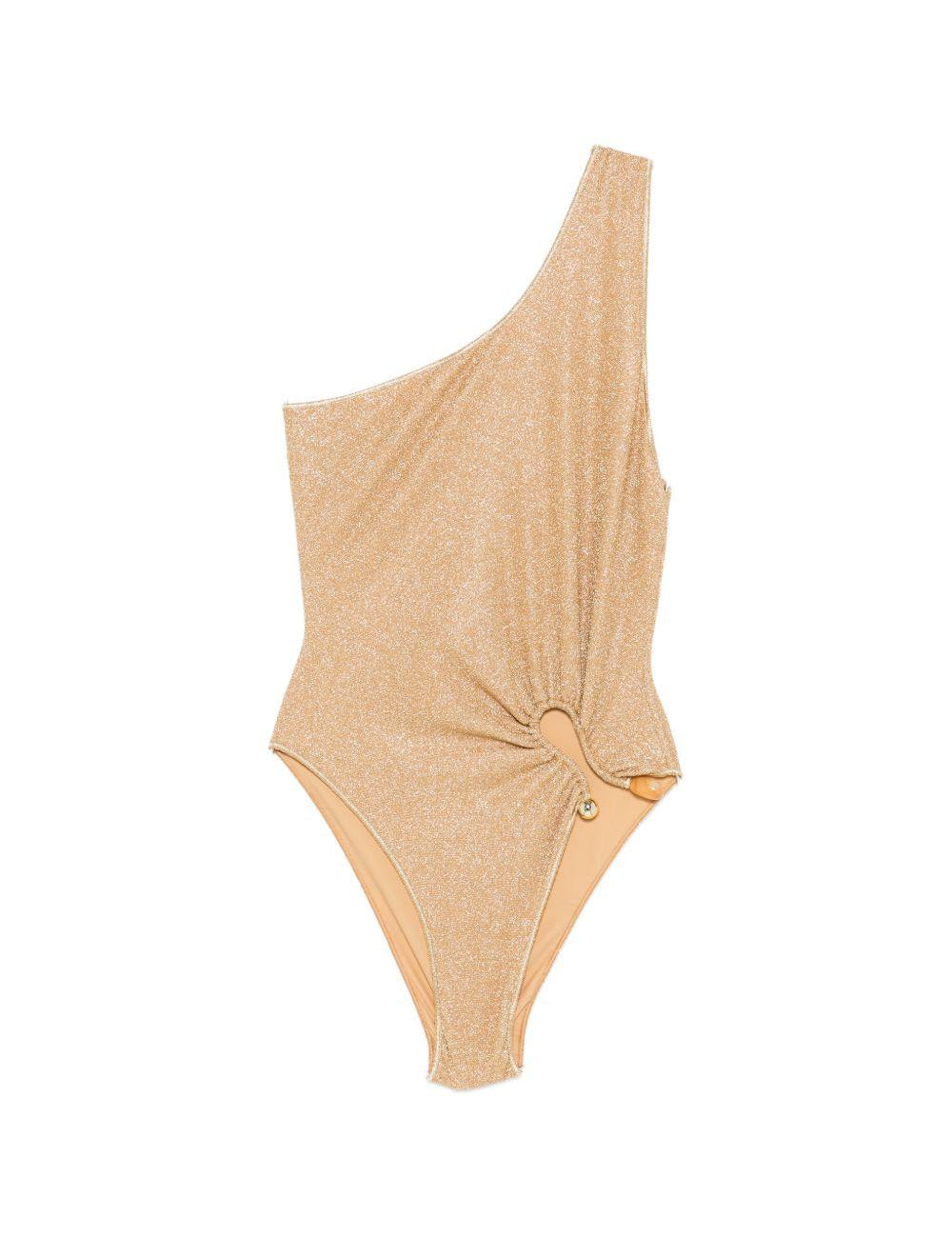 Costume da bagno monospala Lumière in oro Oséree - donna 