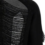 Maglione con effetto vissuto in nero Rick owens - uomo 