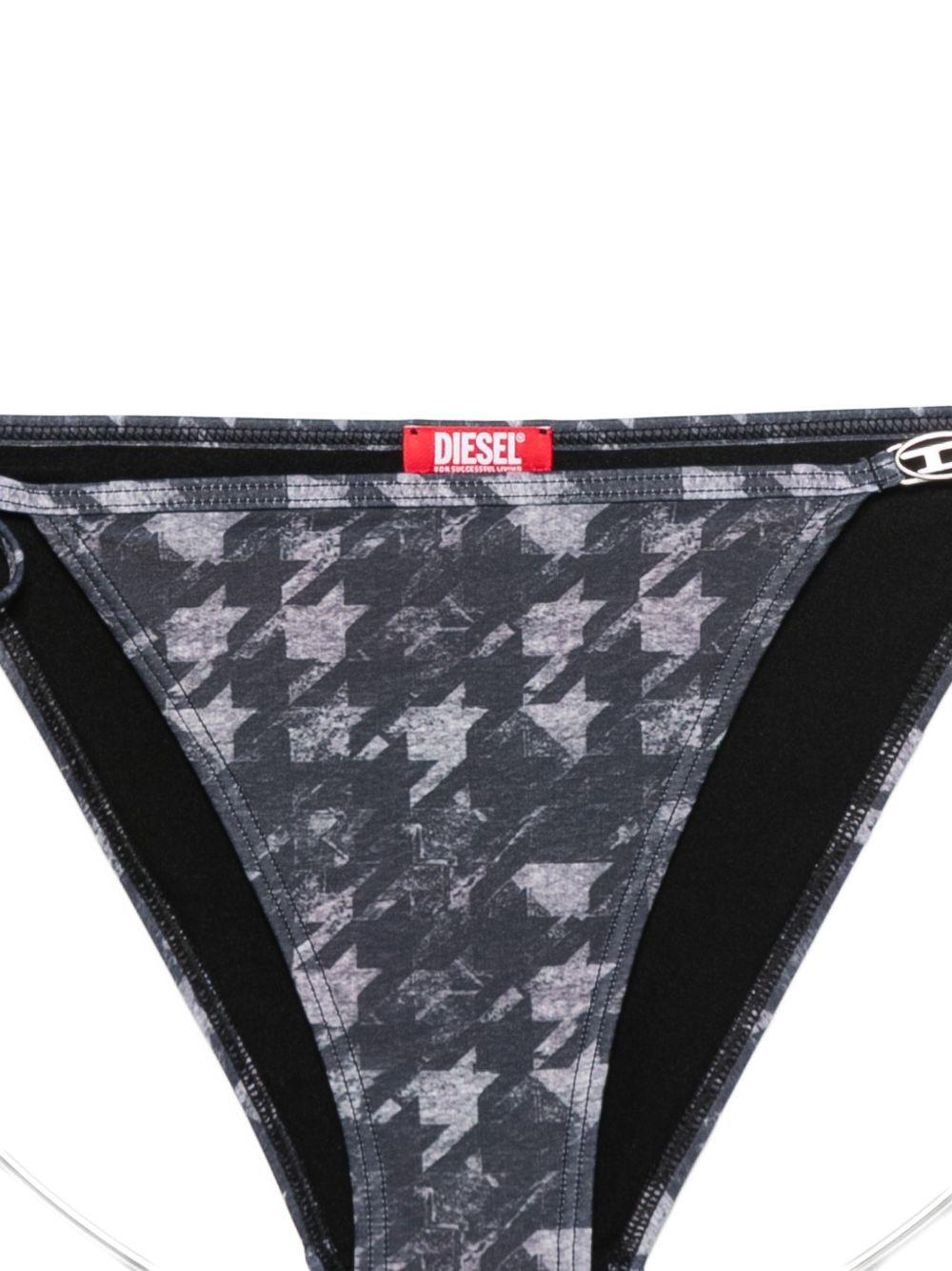 Slip bikini con lacci laterali brigittes-dnm in nero Diesel - donna 