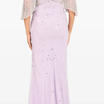 Abito lungo Kiya con decorazioni in lilla Jenny packham - donna 