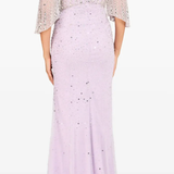 Abito lungo Kiya con decorazioni in lilla Jenny packham - donna 