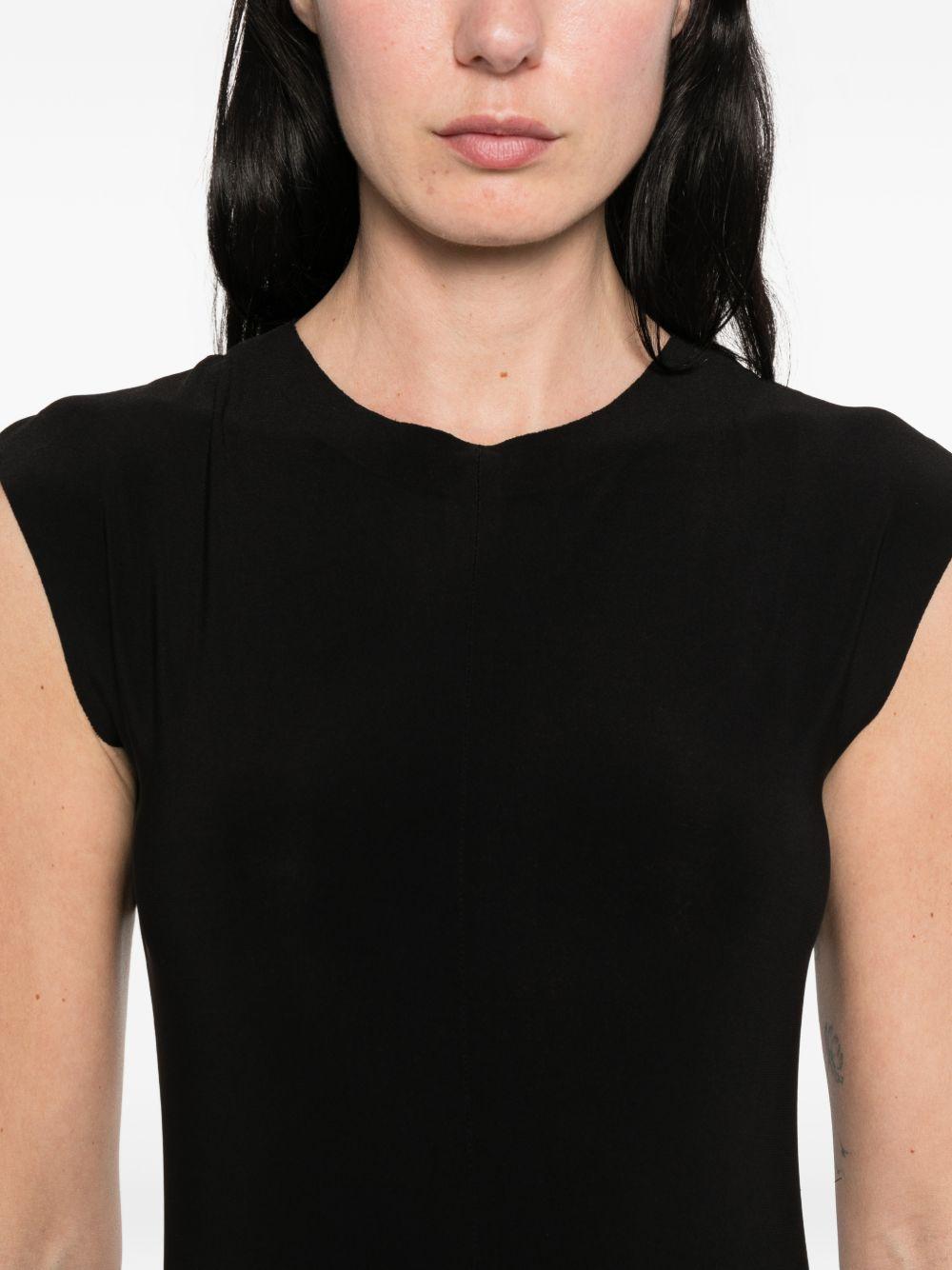 Tuta intera in nero Norma Kamali - donna 