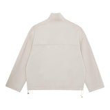 Felpa con zip in grigio ghiaccio Remain - donna 