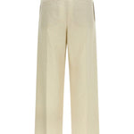Pantaloni plissé in beige Brunello cucinelli - donna 