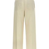 Pantaloni plissé in beige Brunello cucinelli - donna 