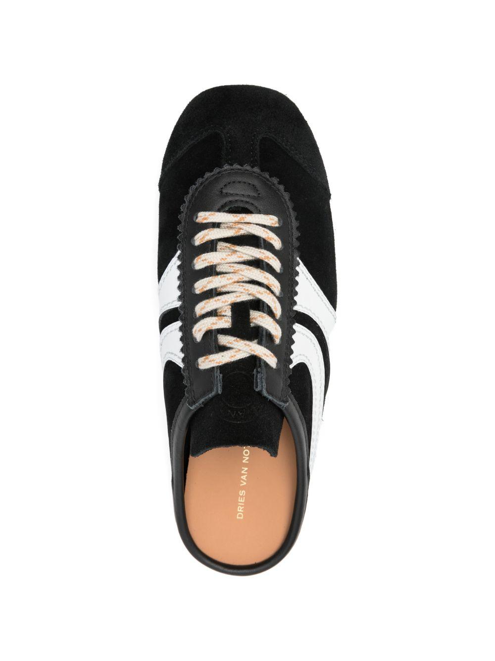 Mules con lacci in nero Dries van noten - donna 