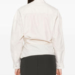 Camicia con chiusura laterale in avorio Lemaire - donna 