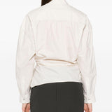 Camicia con chiusura laterale in avorio Lemaire - donna 